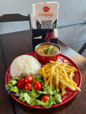 Strogonoff de Carne com Batata Frita